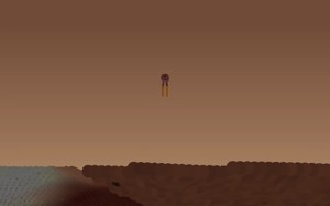 The pilot on Mars